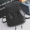 Korean Style Women PU Leather Casual Backpack Rivet Travel Bag School Bag