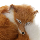 Adorable Realistic Sleeping Lowrie Real Fur Furry Animal Interior Ornament