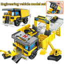 Deformation Engineering Car Toys Die Casting Simulation Parking Lot Set