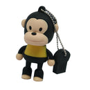 Monkey Cartoon Pen Drive 32GB USB Disk Flash Drive Memory Stick for Laptop