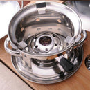 Mini Stainless Steel Pocket Alcohol Stove Outdoor Cooking Camping Accessori