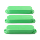 1 Set Of 3Pcs Green Sealed Closed Single Coil Pickup Covers For Electric Gu