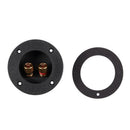 2-Way Speaker Car Box Terminal Round Spring Cups Connector Subwoofer EnclosuI4V7