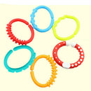 12pcs Baby Teething Rings BPA Free Silicone Teether Bracelet - Sensory Rings