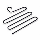 3PCS 5-Layer S-Type Multifunction Metal Non-Slip Trousers Pants Skirts Jean P8B5