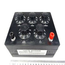 Black Resistance Box Iron Variable Decade Resistor Resistance Box 0-9999.9
