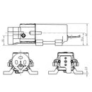 24V 60W Electric Diaphragm Self Priming Pump f/Cleaning watering D Interface