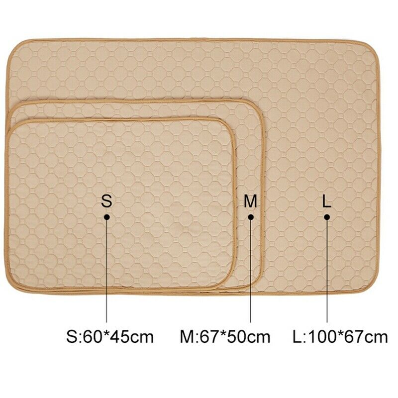 Anti-Slip Washable Dog Pet Diaper Mat Urine Absorbent Environment Protect D K4V4