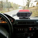 150W DC 12V Vehicle Heater Portable Car Heating Cooling Thermostat (Red)