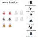 1 Pair Soft Silicone Ear Plugs Ear Protection Reusable Professional Music E