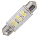 5PC Superled 39mm SMD 6 LED Car Festoon Dome Light Bulbs White 12V 3W Tide