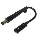 Type-C Female To 7406HP Straight Head With PD Chip Interface Laptop Adapter