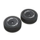 1 Pair RC Car Tire, RC Front Tyre  Wheels Compatible for Wltoys 144001