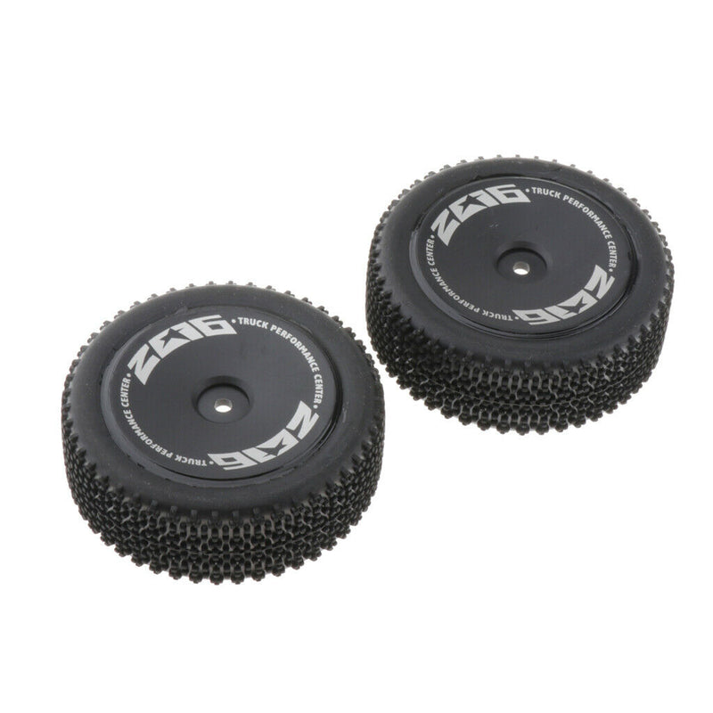 1 Pair RC Car Tire, RC Front Tyre  Wheels Compatible for Wltoys 144001