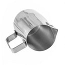Stainless Steel Coffee Pitcher Pull Flower Cup Milk Cappuccino Cup (350ml) A