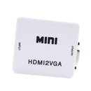 1080P Full HD Mini HDMI To VGA Audio Video Converter Adapter With USB Cable