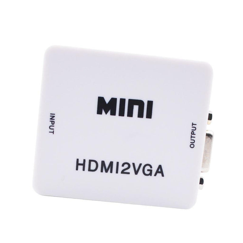 1080P Full HD Mini HDMI To VGA Audio Video Converter Adapter With USB Cable