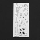 Street Lamp DIY Metal Stencil Scrapbook Craft Embroidery Cutting Die