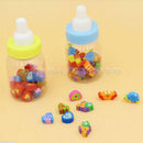 50pcs Kids Creative Stationery  Mini Personality Rubber Cartoon Number erasers