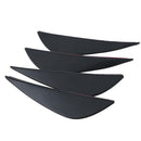 4pcs Car Universal Front Bumper Styling Decoration Bumper Lip Splitter Stickers