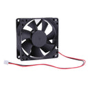 24V 2 Pin 40mm Mini 4cm DC Brushless Computer Cooler Cooling Fan PC Black