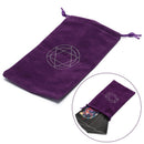 Special Velvet Tarot Card Set Storage Bag Six-Pointed Star Pattern  yxTEUS