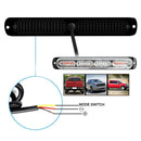 2PCS Car Truck LED Warning Hazard Strobe Flashing Lamp Bar Beacon Red_Whte