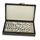 Retro Domino Set with Wooden Carry Case, Professional Travel Tournament Domino