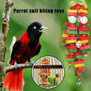 3PCS/Set Bird Parrot Toys Set Hanging Bell Bird Cage Hammock Small Swing Y5M6