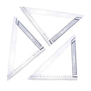 3 x Multifunction Stainless Steel Angle Ruler Metric Triangle Ruler Fits for