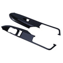 Car Door Window Control Lift Switch Panel Frame Cover Trim Carbon Black Car
