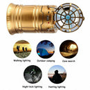 LED Solar Outdoor Camping Fishing Tent Lamp Portable Light Lantern Torch wi