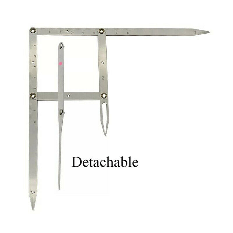 1Pcs Eyebrow Ruler Permanent Makeup Eyebrow Ruler Golden Ratio Divider Cali J9I6