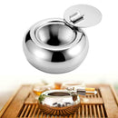 Windproof Ashtray Stainless Steel Modern Tabletop Ashtray Indoor Outdoor Ashtray