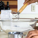 Stainless Steel Dough Whisk Blender Cake Bread Pastry Dough Mixer Stick D4G8