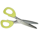 Stainless steel 5 layer kitchen scissors kitchen knives shredded cut herb S
