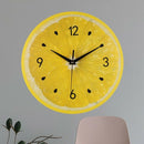 Lemon Fruit Wall Clock Lime Modern Kitchen Clocks Home Decor Living Room Cl