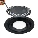 Outdoor Smoke-Free Barbecue Grill Baking Dish Non-Stick Gas Stove Plate BarbO5X2