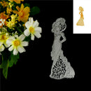 Elegant Slender Girl Lady Metal Cutting Dies Diy Scrapbooking Photo Album ES