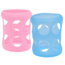 2 Piece Glass Bottle Baby Bottle Protective Silicone Sleeve Stage Soft Cover