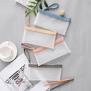 1Pc New Stationery Creative Transparent Scrub Pencil Bag Korean Student Pen