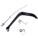 Motrobike Rear Back Brake Lever Pedal Assy Kit for Yamaha Black Universal