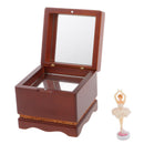 Classic Wooden Wind up Dancing Ballerina Music Box Kids Collectible Gift