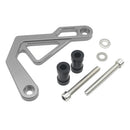 Gray Motorcycle Front Brake Caliper Guard Cover Protector, CNC Aluminum, with