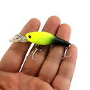 8X Mini Minnow Minorui Fishing Lure Bait Tackle Hook Bait Crankbait Kit DVB