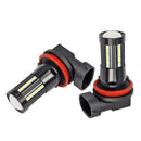 2 PCS H8/H11-2016-66SMD LED 12V Auto Car Fog Light Headlight Bulbs
