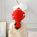 Girls Lobster Hats Headband Plush Hood Animal Hat Cap Headdress for Women Teens