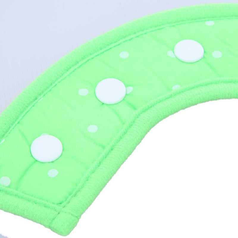 Dog Wound Recovery Cover Pet Anti-Bite Lick Medical Cone Collar (Green M) A