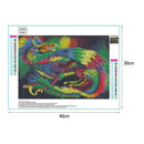 5D DIY Full Drill Diamond Painting Dragon Cross Stitch Embroidery Mosaic
