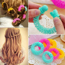 6/8pcs Women's Doughnut Circle Plastic Hair Curler Rollers Hairdressing Tools  Z